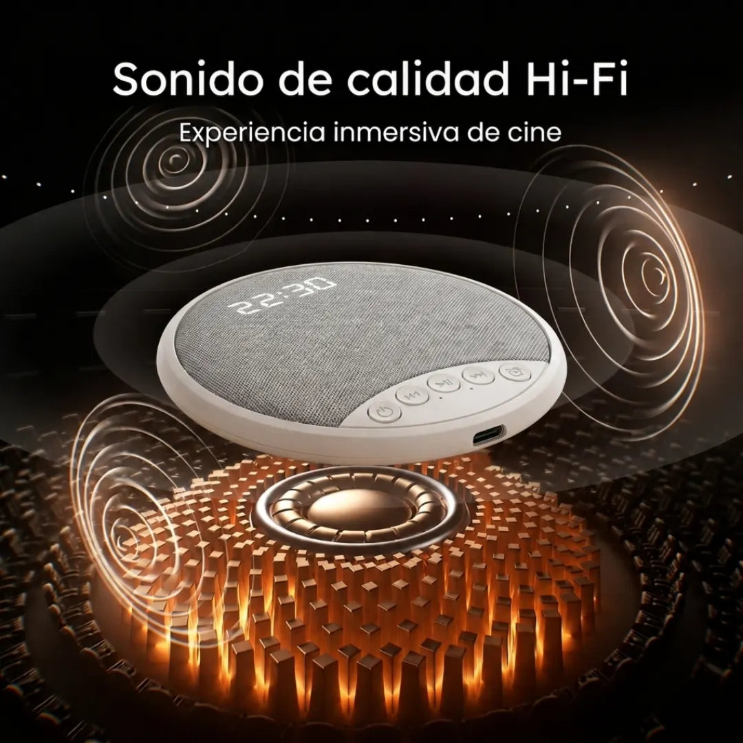 SilenSleep sonido claro y envolvente desde la almohada