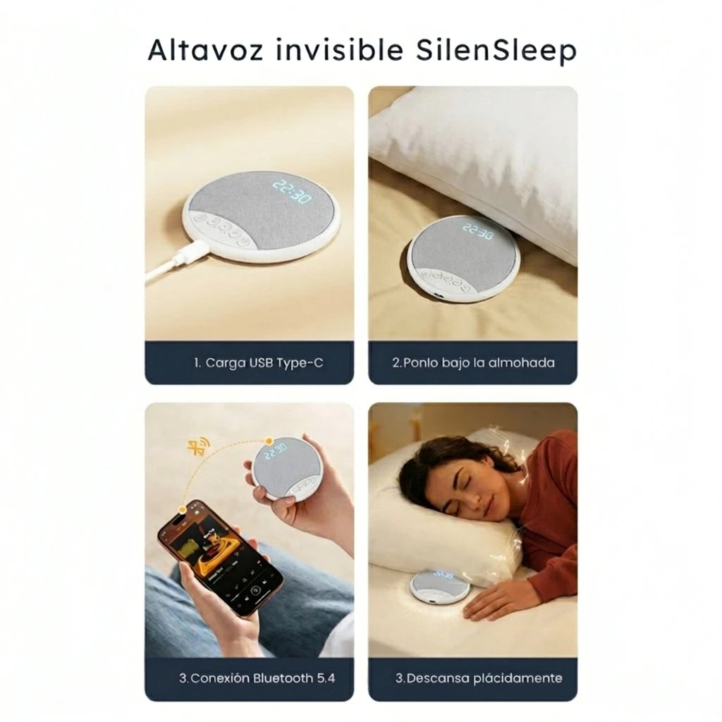 SilenSleep batería 300mAh más de 10 horas de música